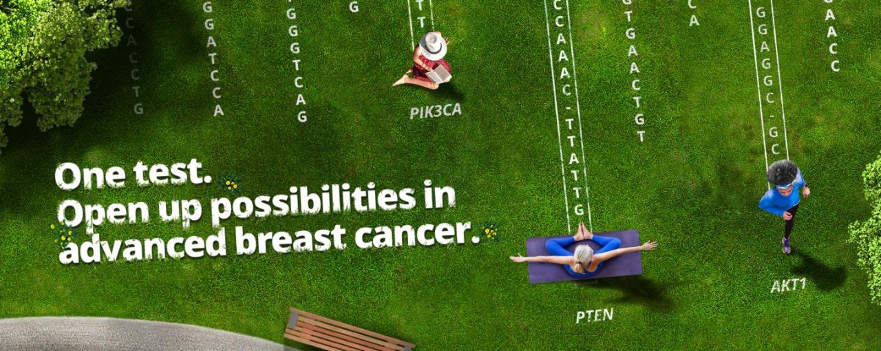 One test. Open up possibilities in advance breast cancer.